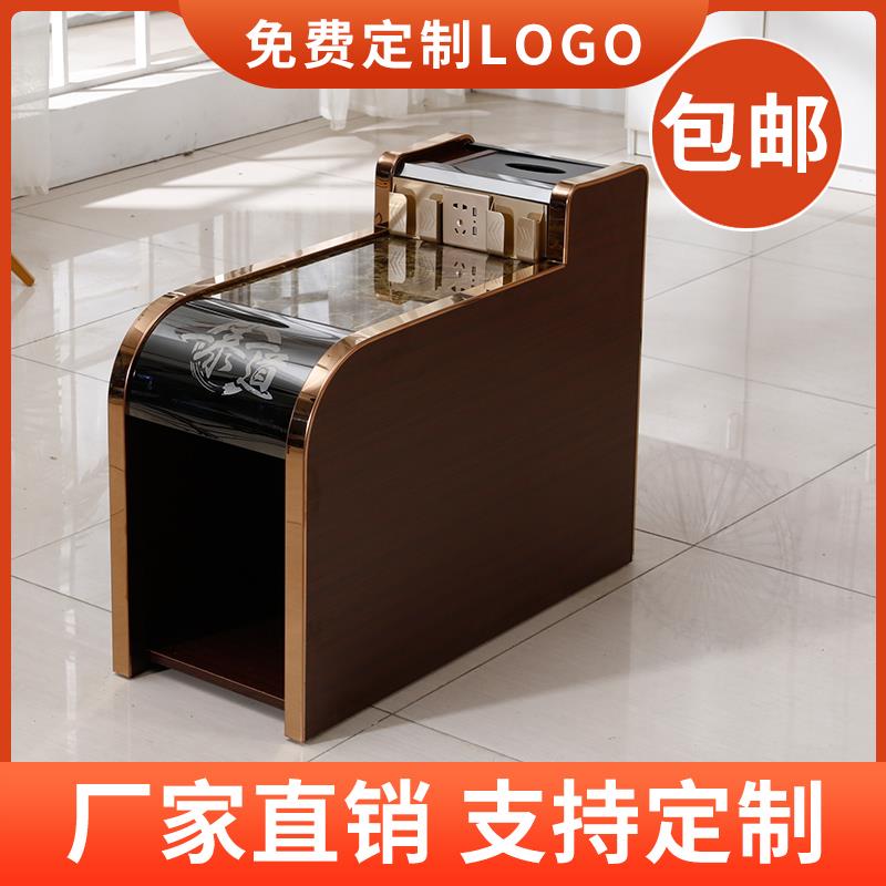 A6L浴足店浴茶几11柜足疗茶几桑拿按床浴场足摩沙发中间小茶几柜