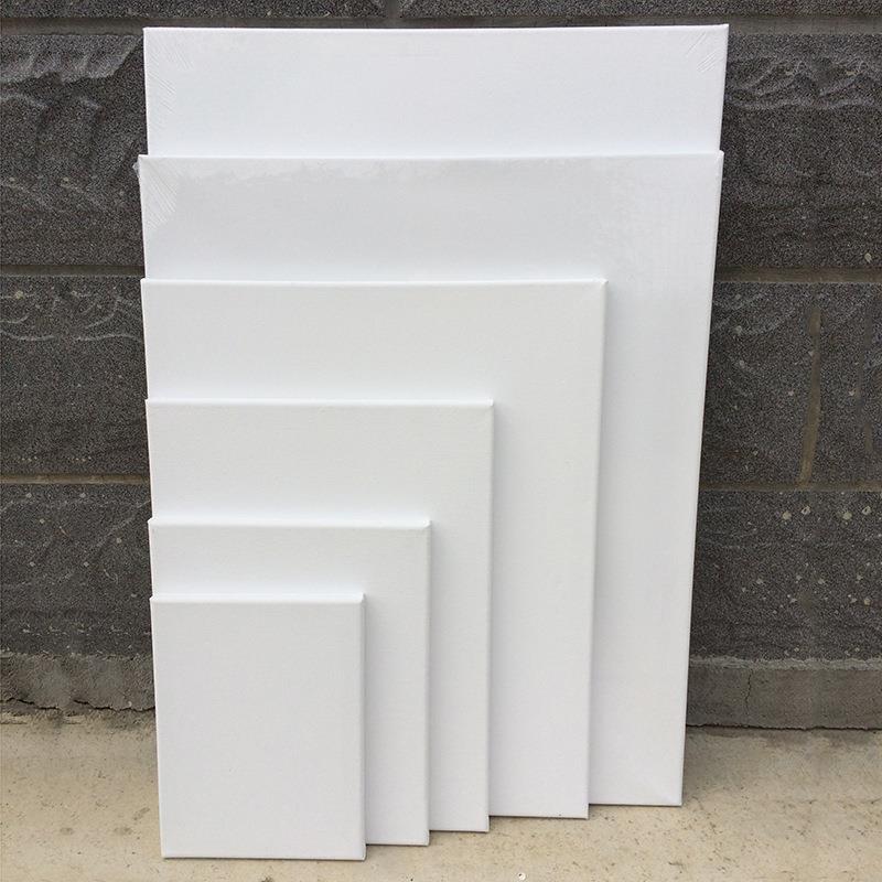 厂家直销油画布板细纹纯棉绷布框颜料油画内框6070帆布油画框