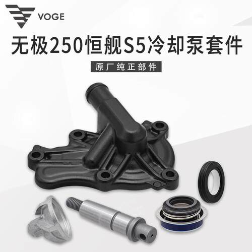 无极250RR恒舰S5 LX250GS-3隆鑫KE250引擎冷却泵 水封动环 水泵
