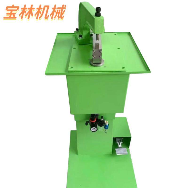 厂家现货勃肯鞋打扣机全新半自动环型打扣机脚踏沙滩鞋打钉机