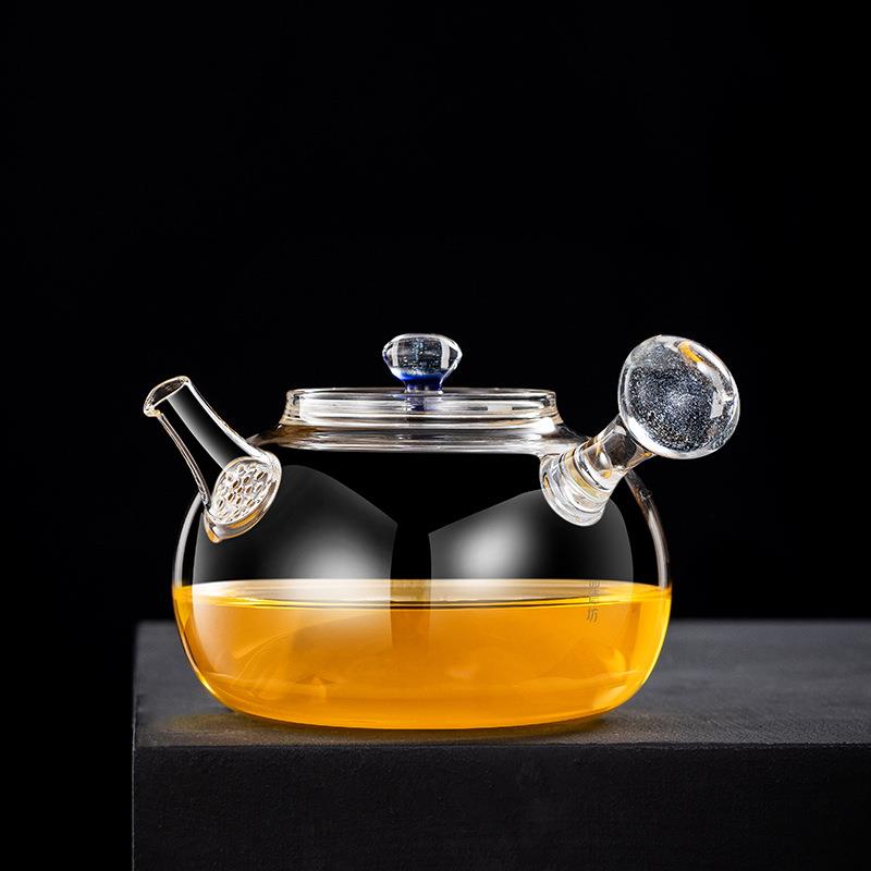 养生壶蒸煮一体耐热玻璃蒸茶壶提梁烧水壶煮茶器日式电陶炉家用壶