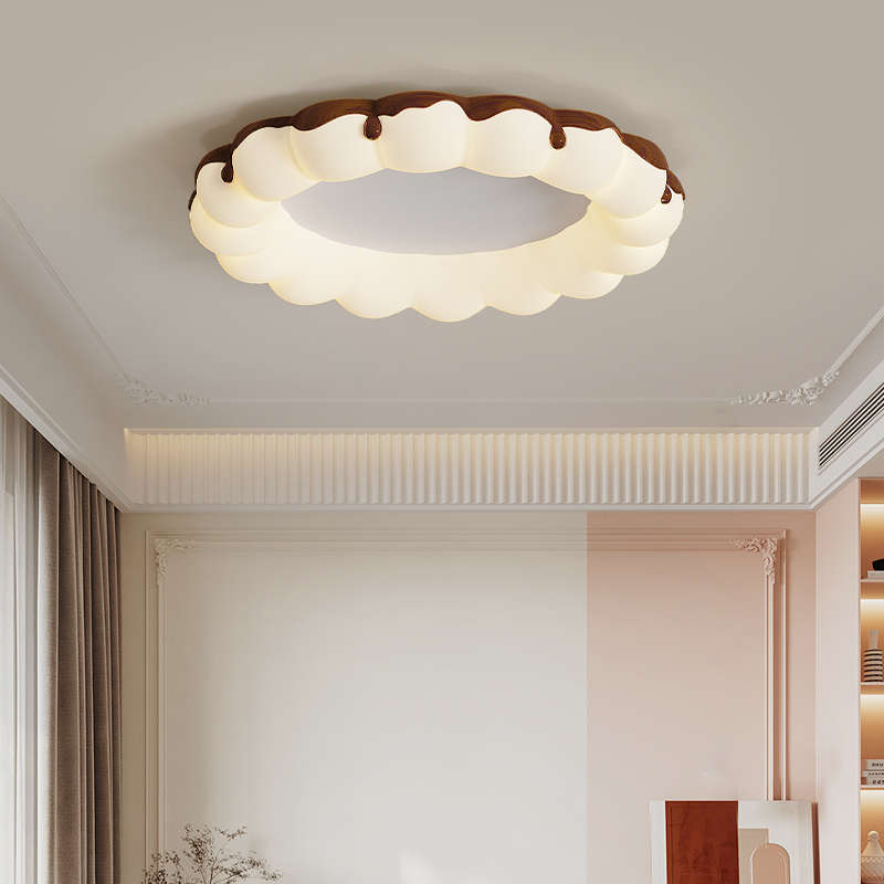 奶油风卧室吸顶灯温馨浪漫护眼书房灯简约现代个性艺术主卧房间灯