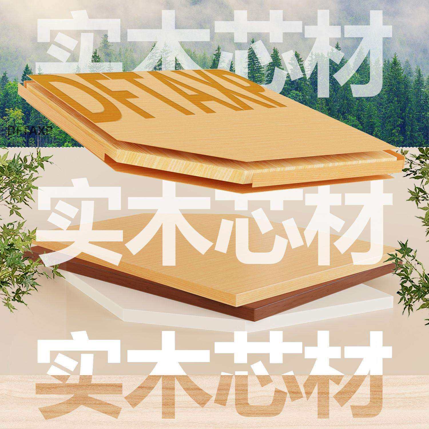 实木书柜落地带门展示柜简约学生储物柜简约客厅家用书架收纳柜