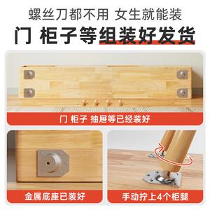 千初实木款电全实木系视柜茶几组合2型025新小户整落地带抽屉客厅