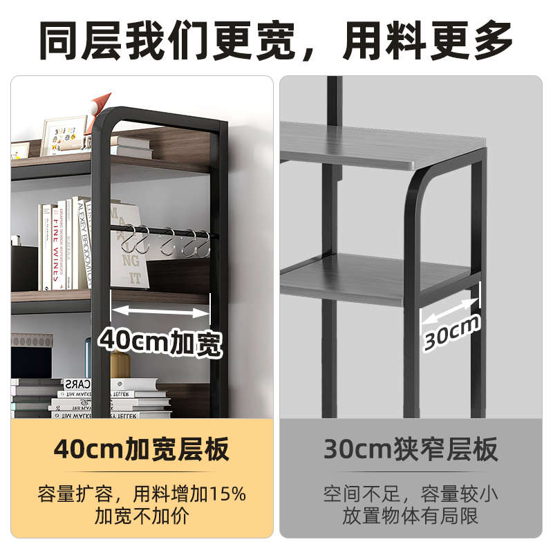 书架收纳架落地多层置物架桌面小架收纳放置客厅卧室利用承重厨房