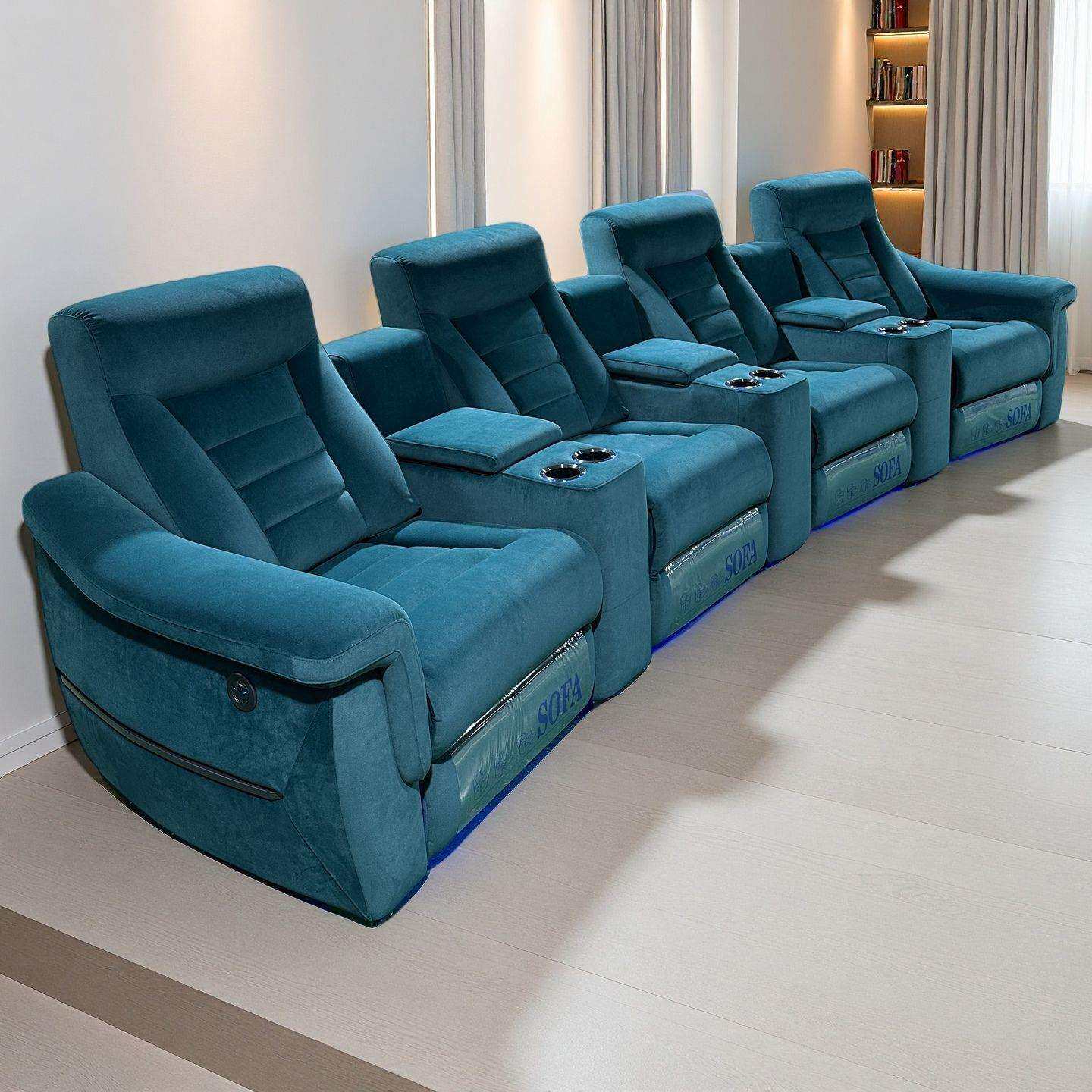 头等太空舱多功能沙发家庭影院别墅影视厅影音室豪华沙发座椅组合