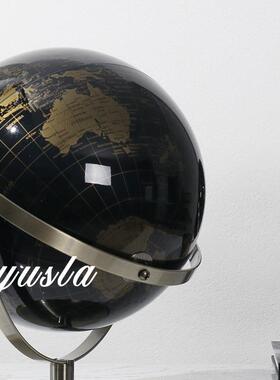 饰品居厅玄关柜电柜地球仪样板房间酒视CFV店办公室摆件家铁客艺