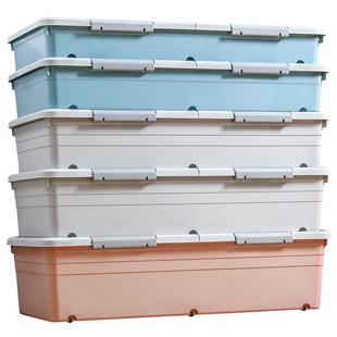 plastic bed storage under 床底收纳箱 box Household