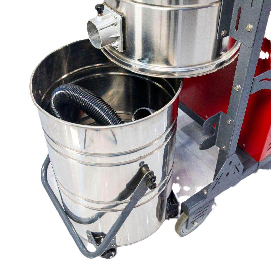 工业移动吸尘器XBK-3000车间废料打磨喷漆粉末收集防爆吸尘器3KW
