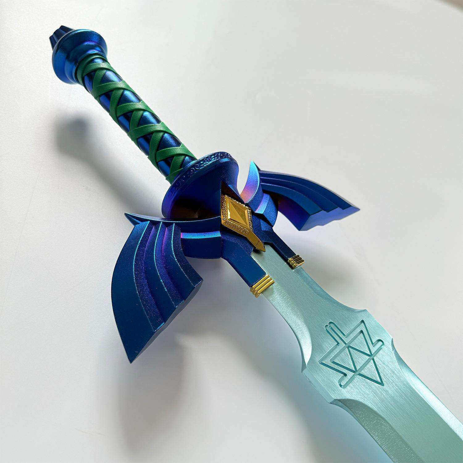 铸剑谷 塞尔达传说大师之剑升级加宽版王国之泪武器cos道具全金属