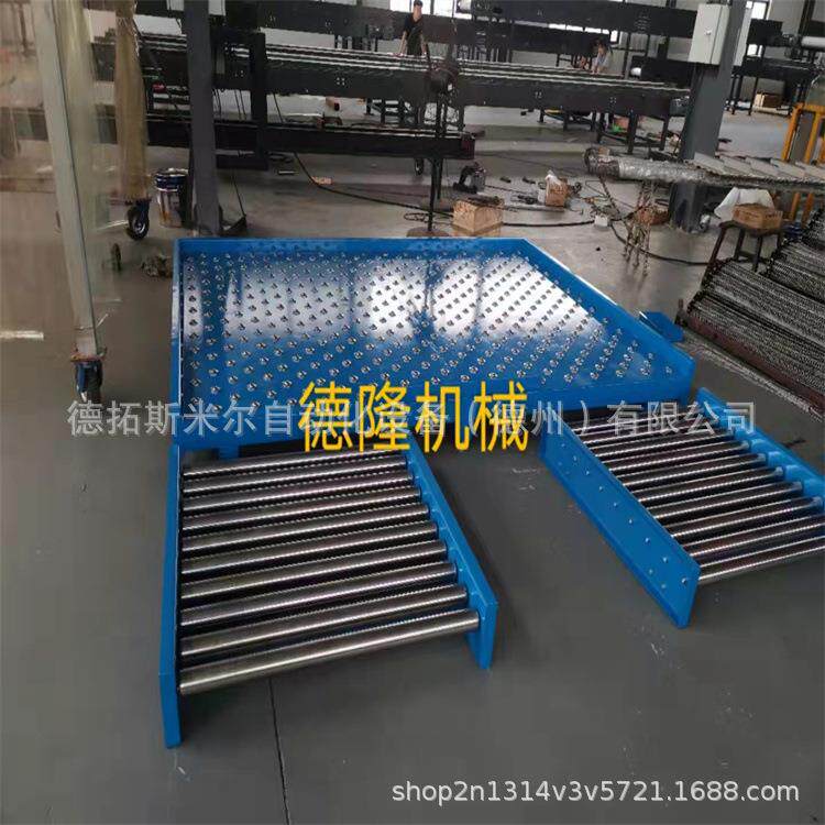 滚筒牛眼组装输送线无动力手推万向球滚筒输送机滚轮装配线厂家