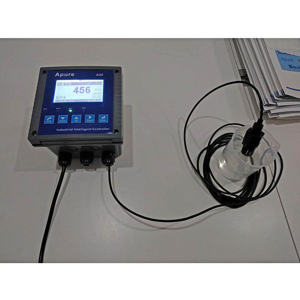 Apure台式电导率仪A20CD-A/KS1-5M-NTC工业在线电导/电阻率控制器