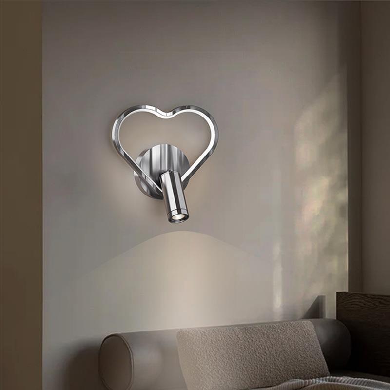 意式极简现代简约小射灯主卧房间书房卧室床头阅读壁灯ledled灯