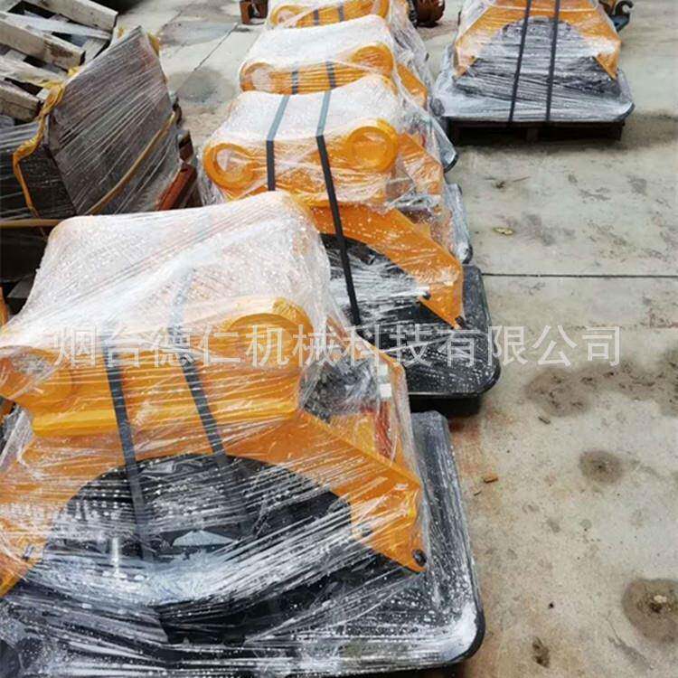 挖掘机液压夯实器钩机平板夯路面斜坡打夯机烟台德仁机械