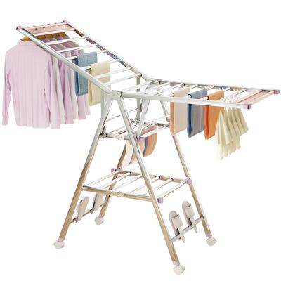 clothes drying rack folding laundry garment dryer hanger