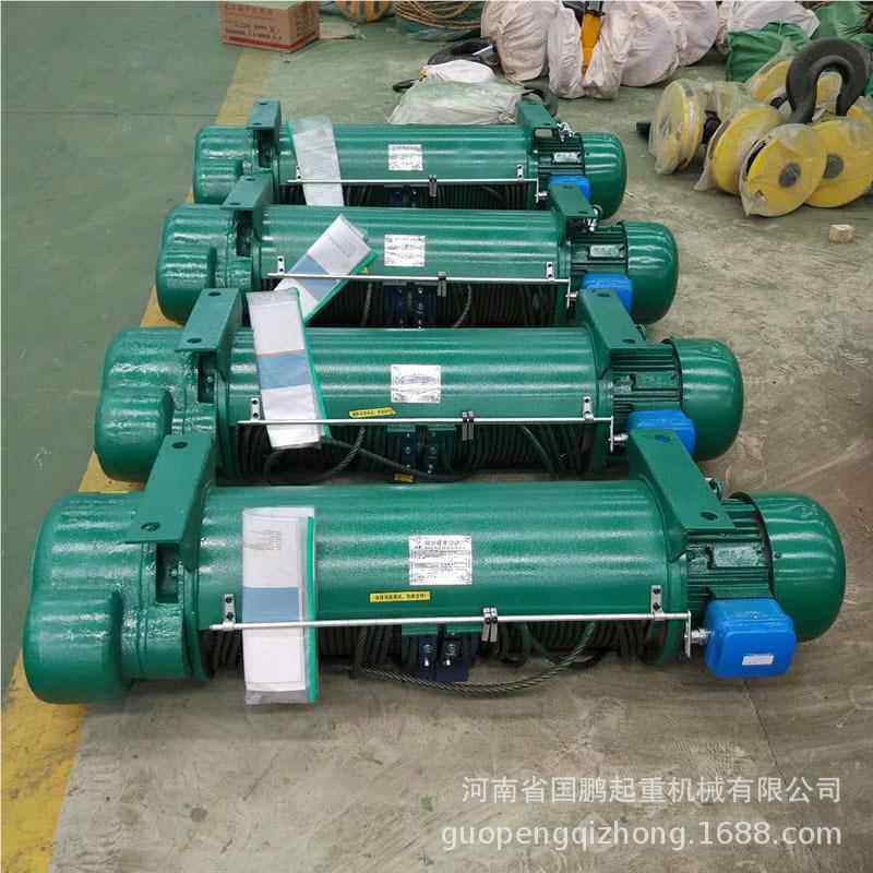 起重芦提机龙门吊悬臂吊2吨-3CD1-2T-6葫0米升单双速钢丝6绳电动