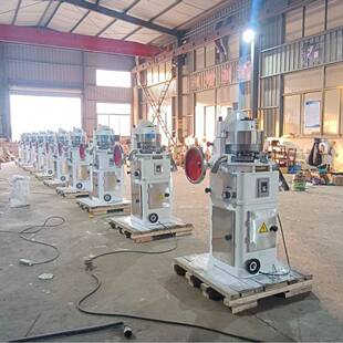 ZP17铁质旋转式 压片机 压片机铸铁成型机祥和牌老式