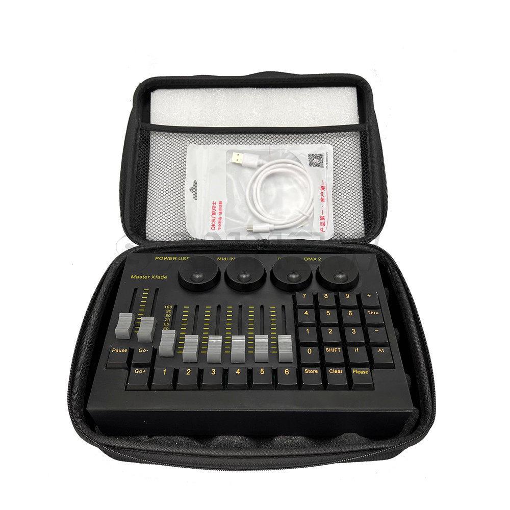 迷你灯光命令翼DMX512舞台灯控制台Command wing酒吧直播间调控台