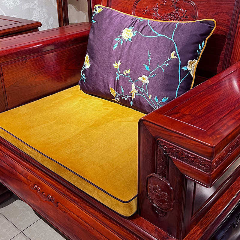 中式红木沙发垫四季通用高级感刺绣抱枕靠垫实木家具软包背垫枕套,居家布艺,沙发套,淘宝优惠券,粉丝福利购,淘宝优惠卷
