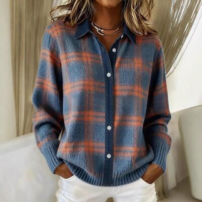 Hooded sweater, cardigan, women's outfit, soft and anti