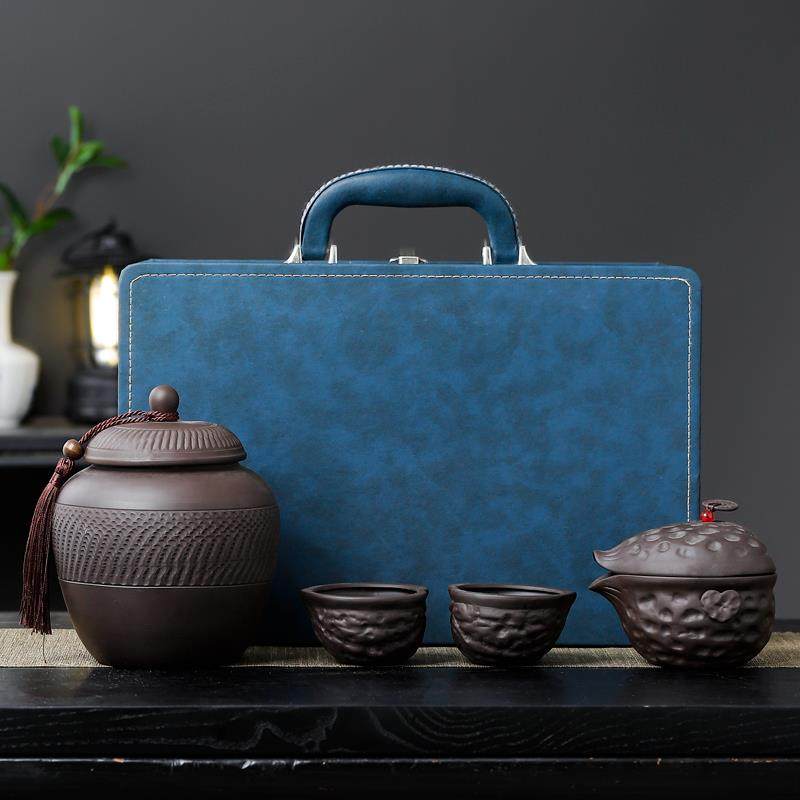 新款高档紫砂茶具茶叶罐礼盒套组装创意茶壶茶杯商务节日通用礼品,餐饮具,茶叶罐,淘宝优惠券,粉丝福利购,淘宝优惠卷