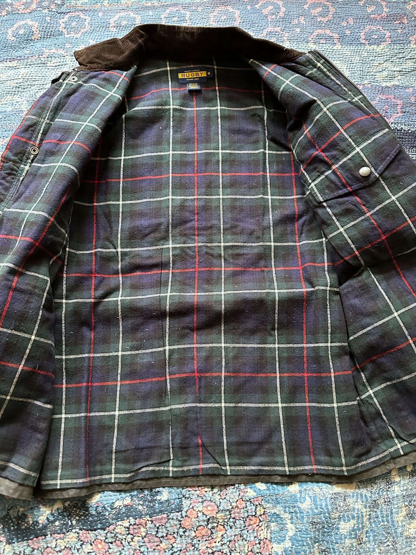Ralph Lauren RRL Oiled Wax Jacket — label