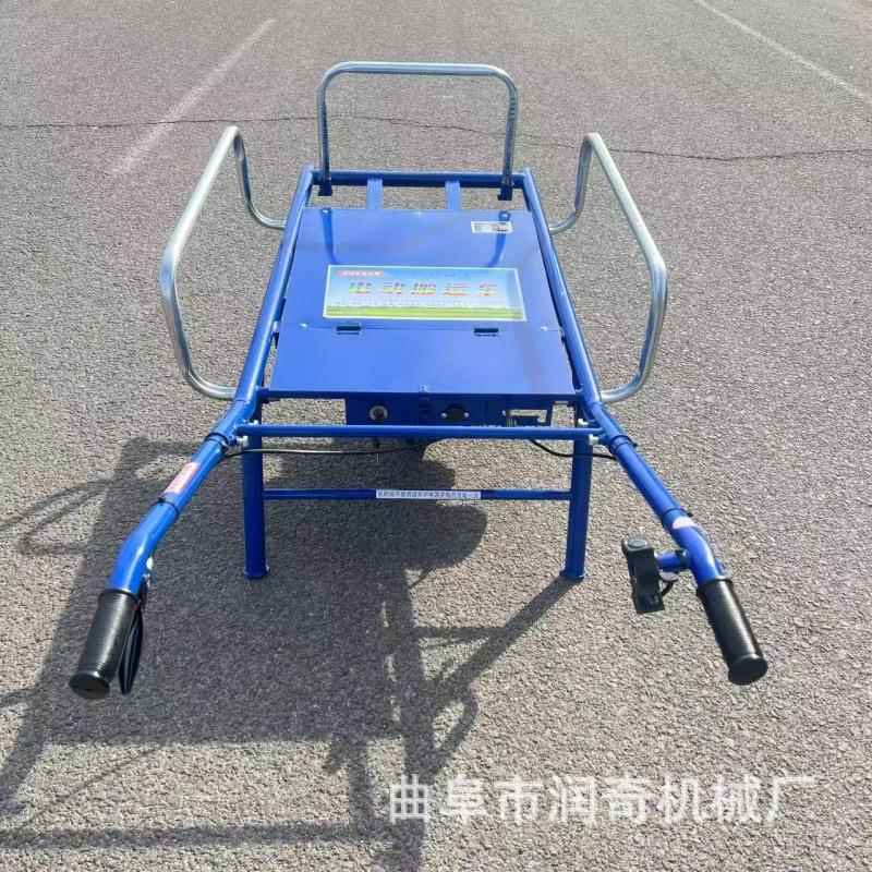 合乡间小路电动独轮公小车肥料搬运果232园鸡爬坡运输适助力推车