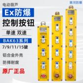 黄河防爆电动葫芦控制手柄开关 7起重机行车防爆控制按钮 BAK63