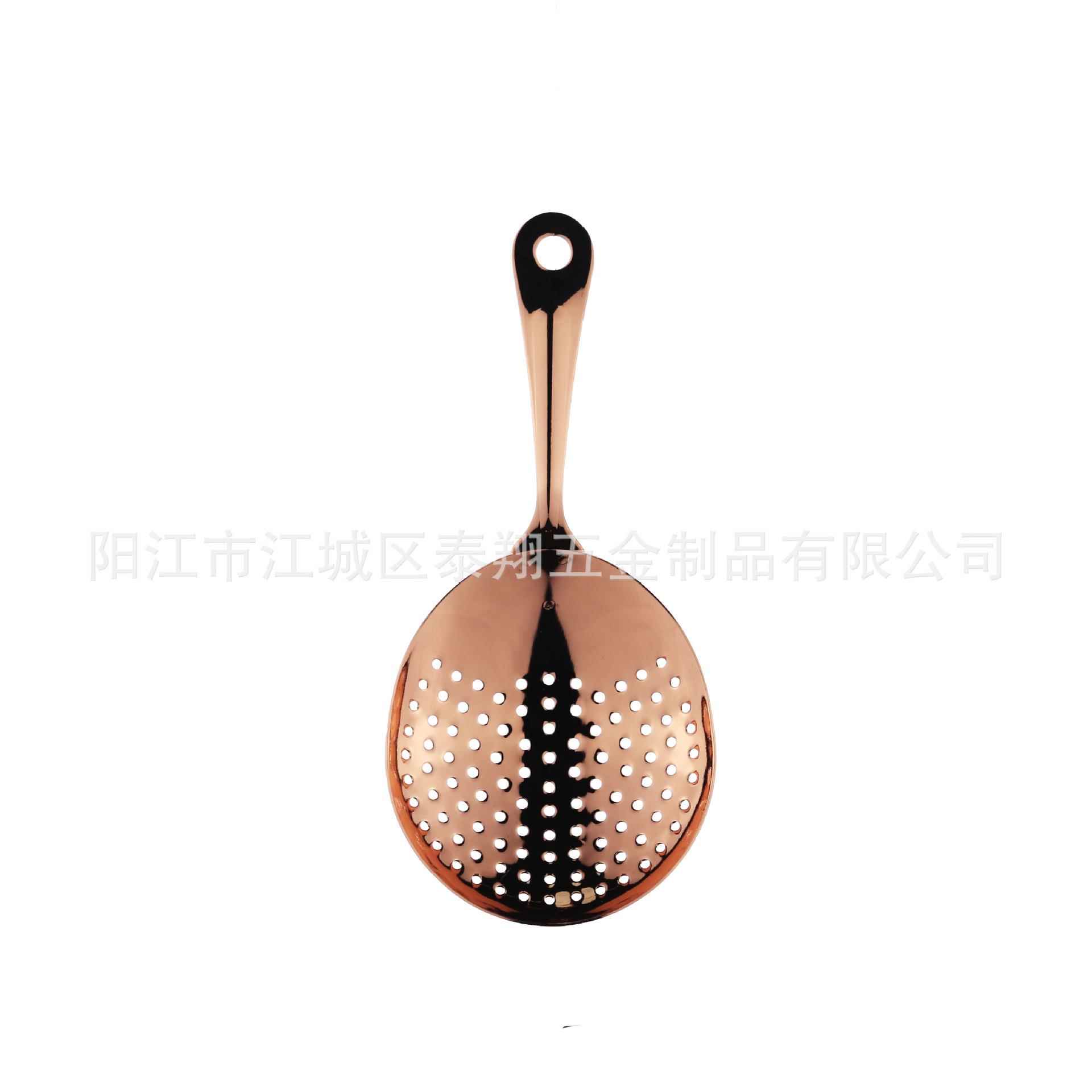 热销不锈钢朱莉普滤冰器酒吧调酒隔冰过滤器隔冰漏勺滤网