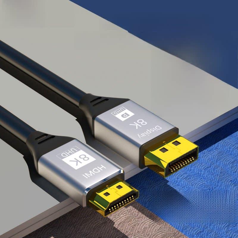 魔兽HDMI 2.1到Dp 1.4版本Ps5连接监视器8K高清电缆4K@120Hz 2K@2