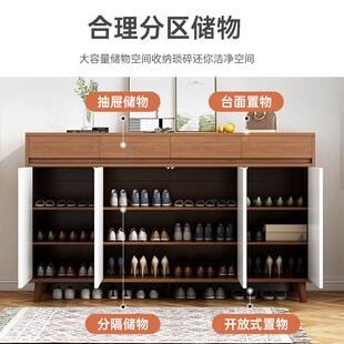 家达断鞋柜家用门入口新款卧室收纳家用经济型户亿玄关柜隔XG0123
