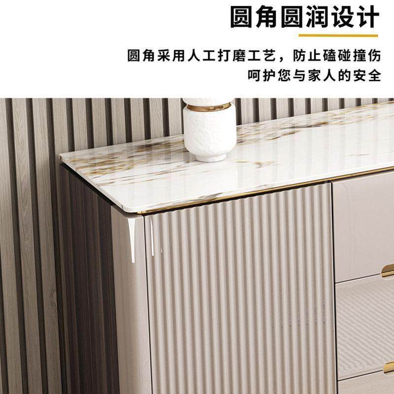 轻奢梳妆台卧室岩板电视柜斗柜一体现代简约伸缩化妆桌储物收纳柜