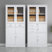 钢密码 文柜件办公室凭证档案资料制柜铁皮储物柜带006锁收纳柜子