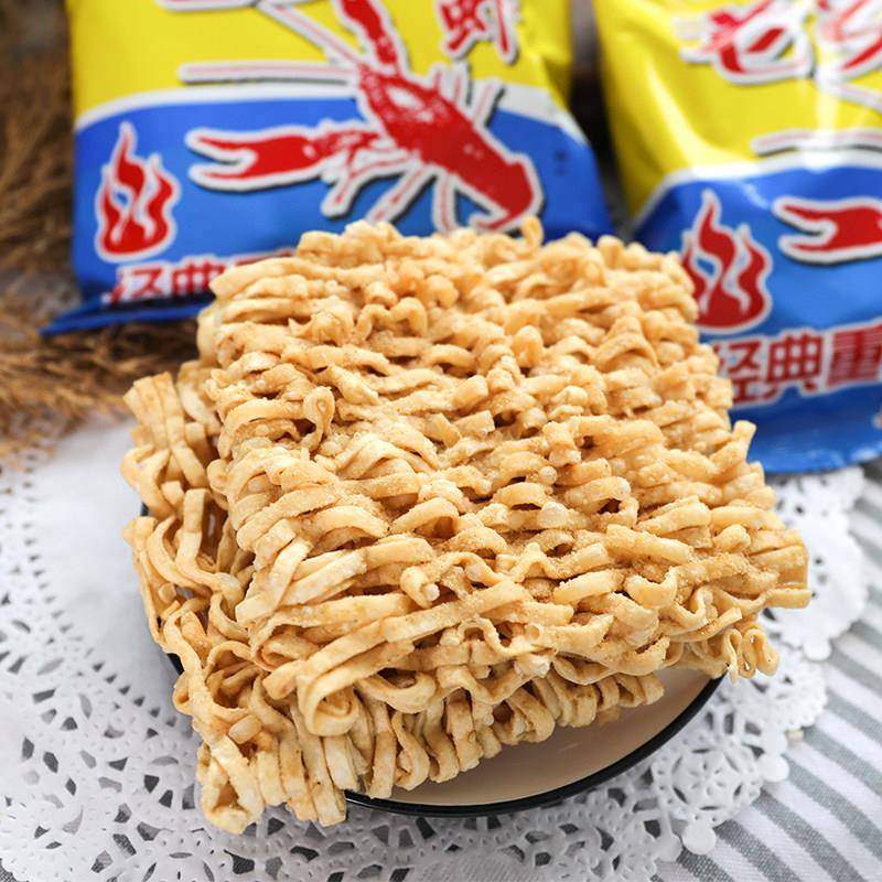 亚兰食品老乡香酥虾44g布奇客掌心脆干脆面速食袋装怀旧网红零食
