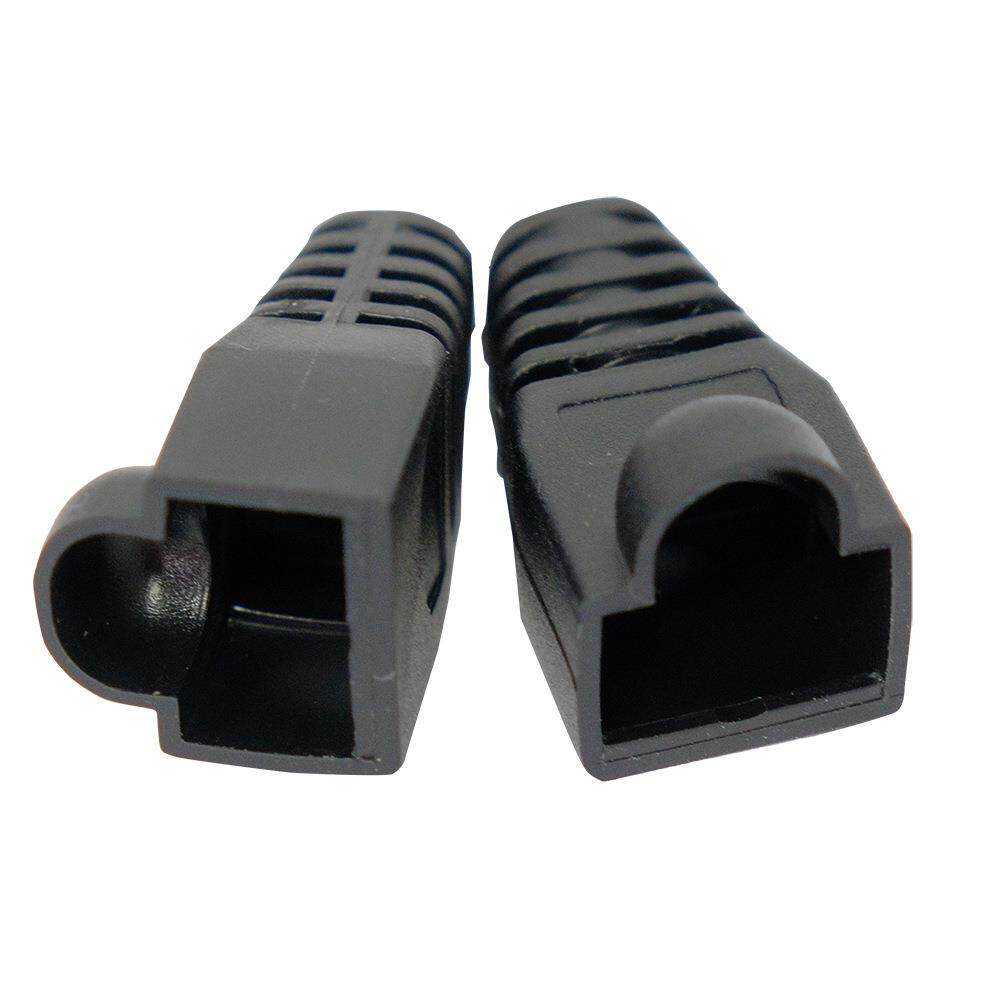 方贝 RJ45水晶头护套8P8C通用网络塑料OD孔径6.5mm超五类网线护套