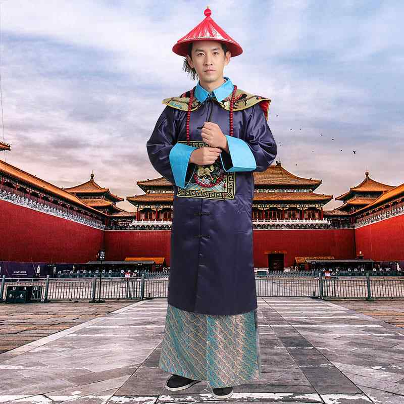 高档古代清朝官服品大王爷太监侍出卫兵服臣皇后皇帝龙袍男一女演