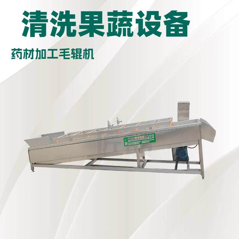 生蚝平行毛辊清洗机变频调速佳圣特机械芒果清洗设备佳圣特