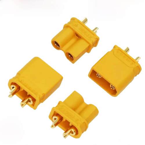 全新Amass正品 XT30U-M/XT30U-F XT30航模动力电池安全型镀金插头