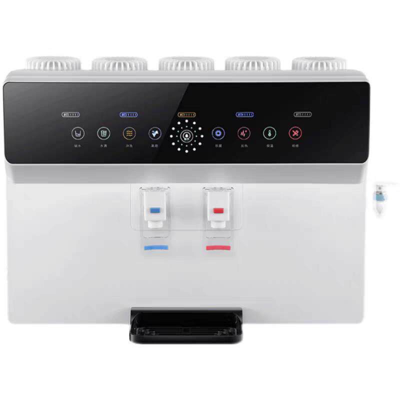 家用净水器100G加热一体直饮机触摸智能语音提示厨房五级RO反渗透