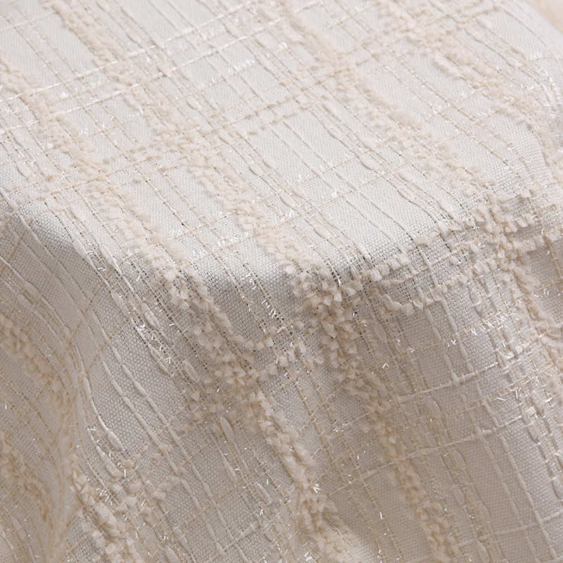 粗纺装饰呢料粗鞋帽布料面料女装格子箱包花呢毛纺织编织小梭香风