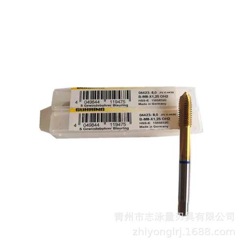 德国钴领GUHRING镀钛先端螺尖HSS-E机用丝锥M2 3 4 5 6 8 10-20