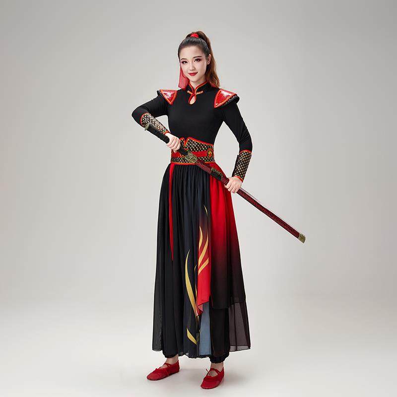 高档古装九女侠客象行舞蹈服州同霍元甲中国风雪龙吟剑侠王演男出