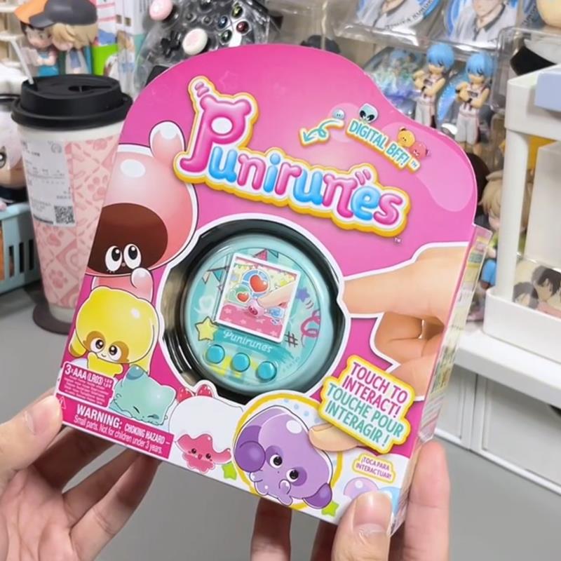punirunes软软噗尼精灵宠物机儿童女电子宠物养成玩具喂 养游戏机