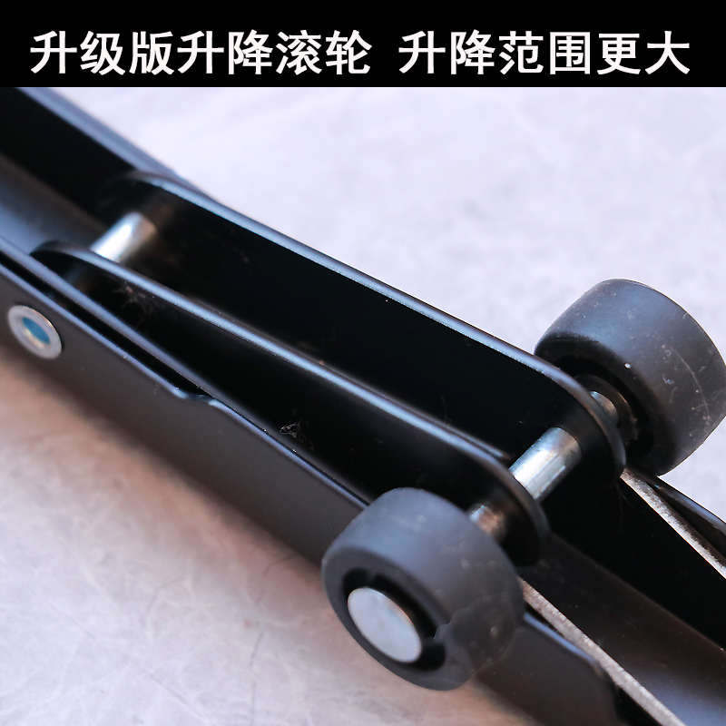 不锈钢滚筒洗衣机专用可移动滑轮底座超薄隐形升降抽拉通用万能架