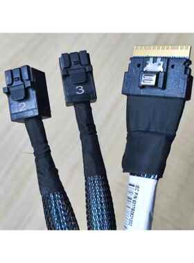 SlimSASSFF-86548x转一分二MiniSASHDSFF-8643背板数据线同人AI