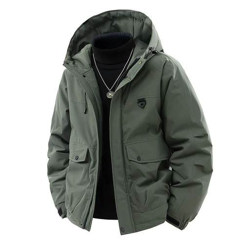 Mostarsea~棉衣冲锋衣工装外套男秋冬加大码宽松棉袄加绒厚款棉服