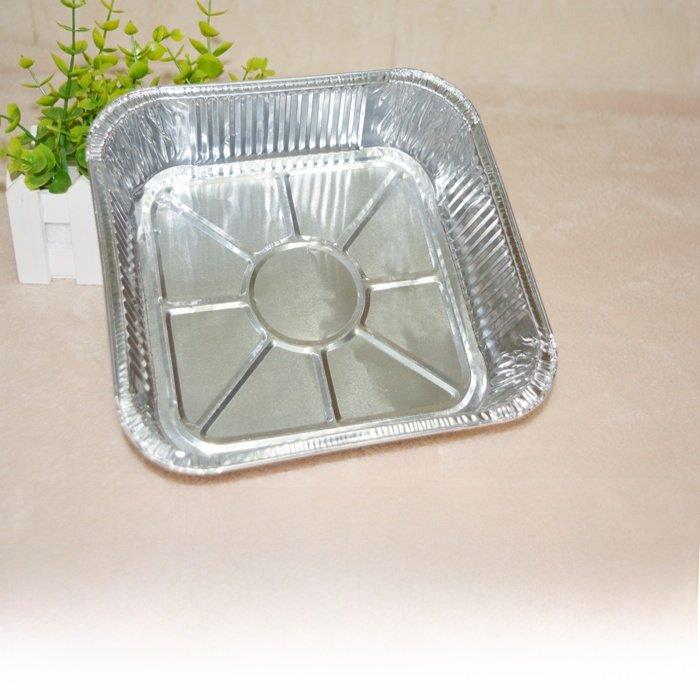 一次性正方形铝箔餐盒 烘焙锡纸盒焗饭盒蛋糕模具盒外卖打包盒