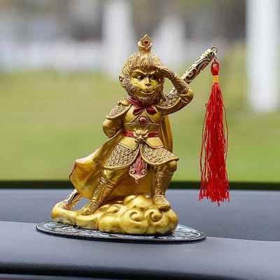 高档孙悟空汽车件齐天大圣车内摆饰踏祥至尊宝变摆云美猴色王车载