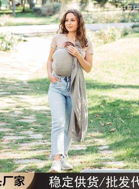 现货CPC婴儿背带背巾简易款宝宝抱带透气新生儿背袋育儿背娃