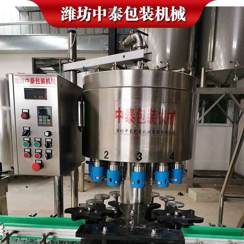 白酒自动灌装机果酒黄酒料酒配制酒红酒瓶装酒灌装包装流水线